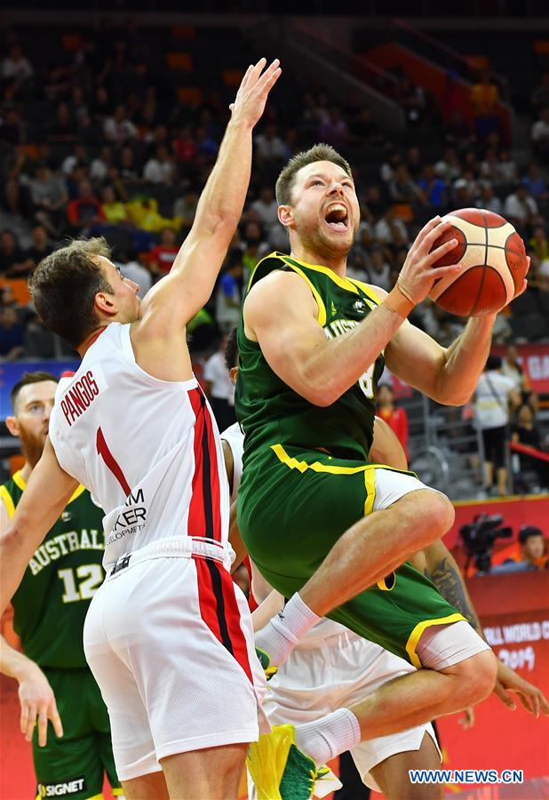 (SP)CHINA-DONGGUAN-BASKETBALL-FIBA WORLD CUP-GROUP H-AUSTRALIA VS CANADA (CN)