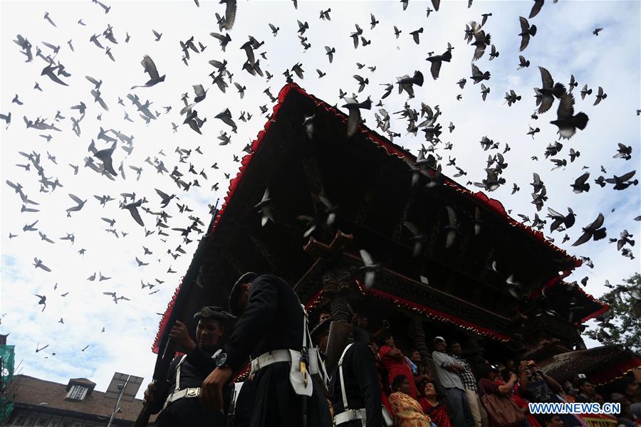 NEPAL-KATHMANDU-INDRAJATRA FESTIVAL-PREPARATION