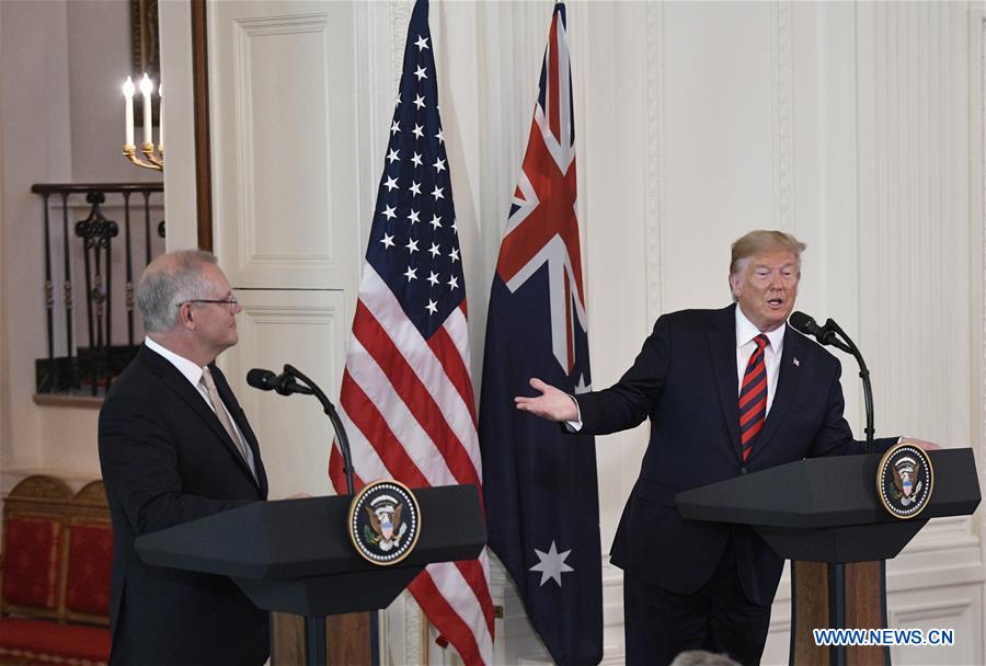 U.S.-WASHINGTON D.C.-TRUMP-AUSTRALIA-PM-PRESS CONFERENCE