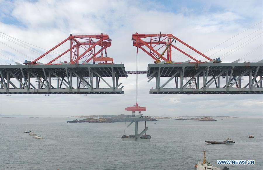 CHINA-FUJIAN-CROSS-SEA ROAD-RAIL BRIDGE-COMPLETION (CN)