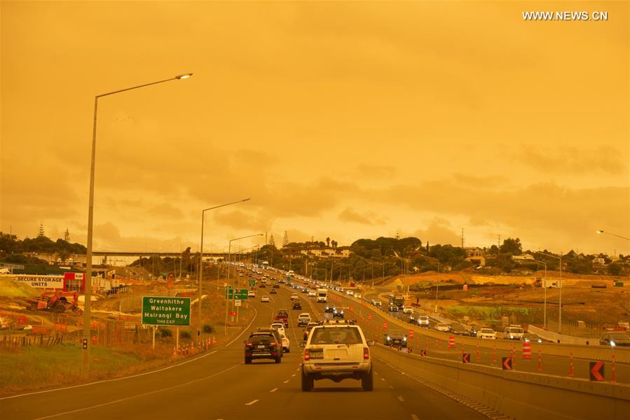 NEW ZEALAND-AUCKLAND-AUSTRALIA-BUSHFIRE-SMOKE