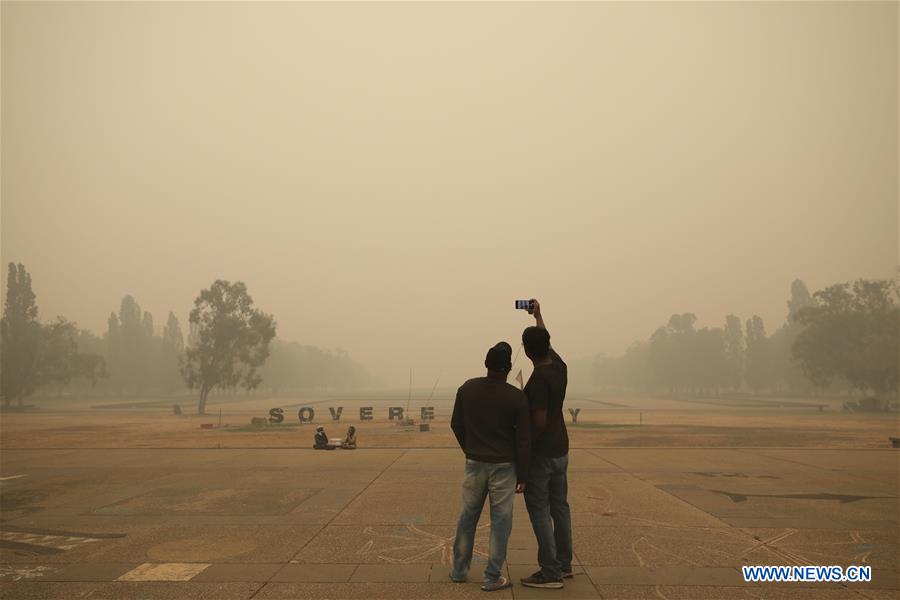 AUSTRALIA-CANBERRA-BUSHFIRE-SMOKE