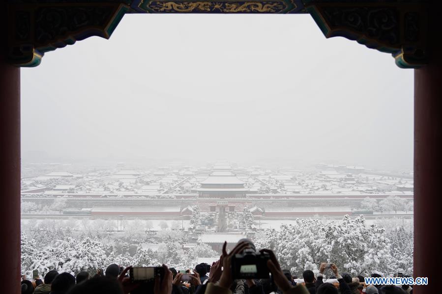 CHINA-BEIJING-SNOW SCENERY (CN)