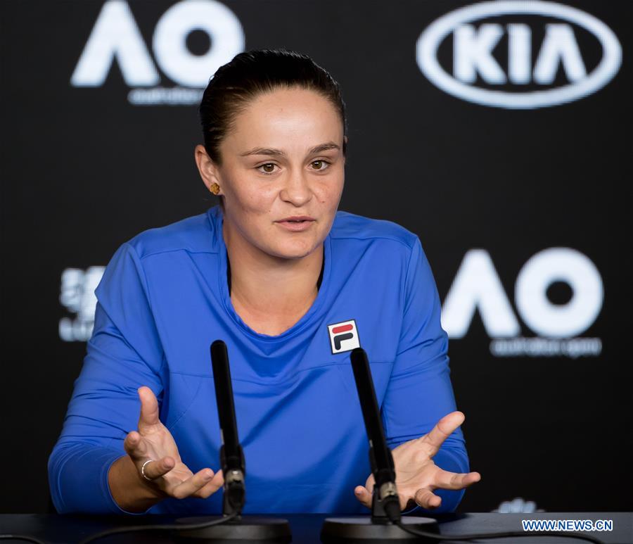 (SP)AUSTRALIA-MELBOURNE-TENNIS-AUSTRALIAN OPEN-PRESS CONFERENCE