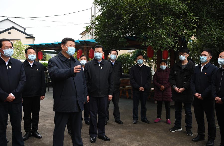 CHINA-ZHEJIANG-ANJI-XI JINPING-INSPECTION (CN)